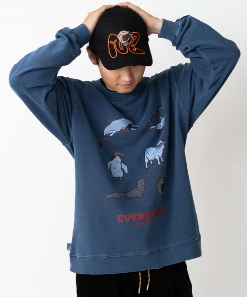 9.4oz ピグメントEVERGREENスウェットシャツ | ジムマスター