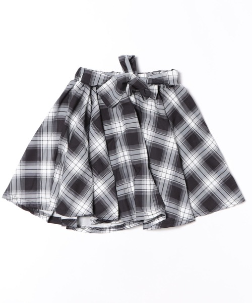 WEGO(ウィゴー)の「WEGO/チェック腰巻き風スカートパンツ(スカート・レディース・ブラック/イエロー/レッド・SMALL/MEDIUM)」の9枚目の写真