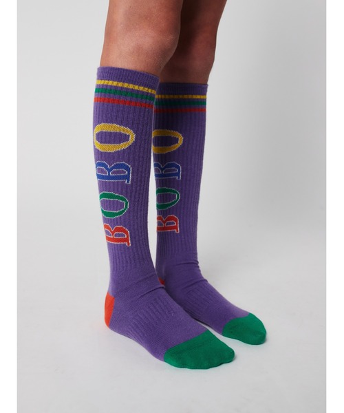 BOBO CHOSES(ボボショーズ)の「Multicolor Bobo extra long socks(ソックス/靴下・キッズ・ブルー・32-34/29-31/26-28/23-25/35-37/38-40)」の3枚目の写真