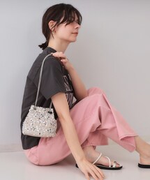 OPAQUE.CLIP | 【2WAY】素材アソートシャイニー巾着ミニショルダーバッグ(ショルダーバッグ)