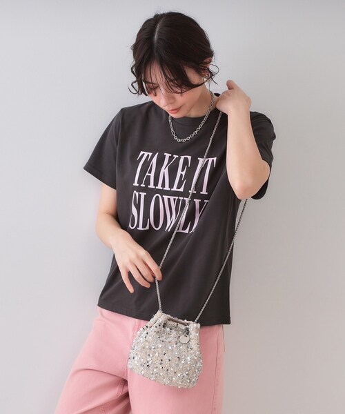 セール】【2WAY】素材アソートシャイニー巾着ミニショルダーバッグ