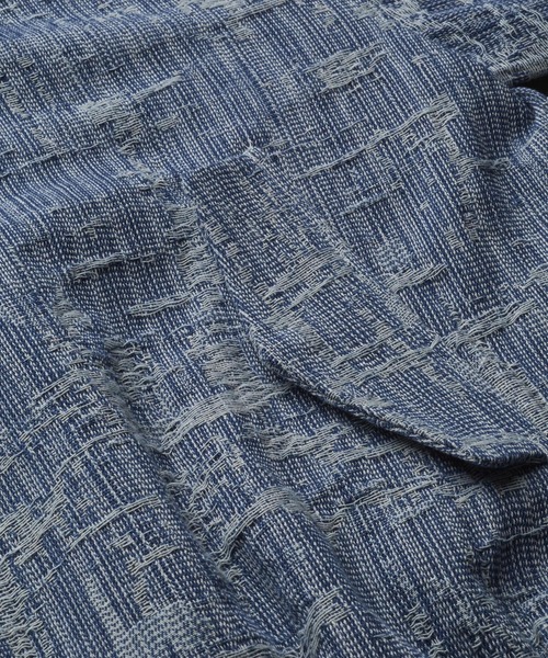 NO ID.（ノーアイディ）の「【NO ID.】JQ Denim Big Band Collar Blouson / JQ デニム ビッグ バンド カラー ブルゾン（ブルゾン・メンズ・ブルー/ライトブルー・ONE SIZE）」の19枚目の写真