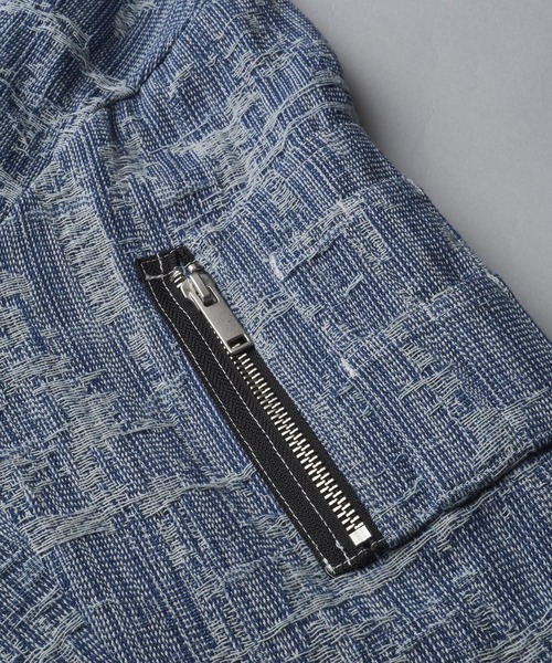 NO ID.（ノーアイディ）の「【NO ID.】JQ Denim Big Band Collar Blouson / JQ デニム ビッグ バンド カラー ブルゾン（ブルゾン・メンズ・ブルー/ライトブルー・ONE SIZE）」の22枚目の写真