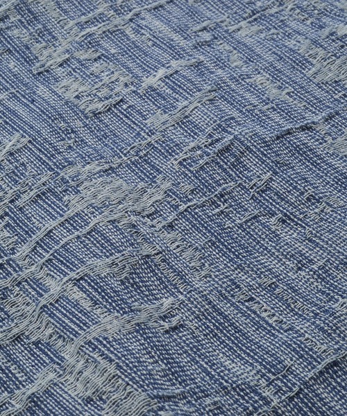 NO ID.（ノーアイディ）の「【NO ID.】JQ Denim Big Band Collar Blouson / JQ デニム ビッグ バンド カラー ブルゾン（ブルゾン・メンズ・ブルー/ライトブルー・ONE SIZE）」の16枚目の写真