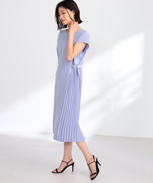 MIKAEL AGHAL プリーツワンピース MIKAEL AGHAL ガーゼ マキシワンピース ピンタック入り