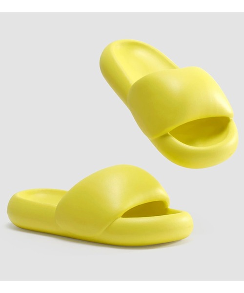 SANSeLF(サンセルフ)の「【SANSeLF】ラウンドフォームサンダル ボリュームシルエット 厚底スリッポン sas25s001(サンダル・レディース・ホワイト/ピンク/イエロー・S/M/L)」の6枚目の写真