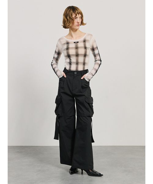 SORIN（ソリン　）の「Tech Cotton 2Way Cargo Pants/テックコットン 2WAYカーゴパンツ（カーゴパンツ・レディース・グレー/ブラック/ベージュ・38）」の9枚目の写真