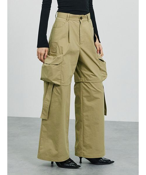 SORIN（ソリン　）の「Tech Cotton 2Way Cargo Pants/テックコットン 2WAYカーゴパンツ（カーゴパンツ・レディース・グレー/ブラック/ベージュ・38）」の17枚目の写真
