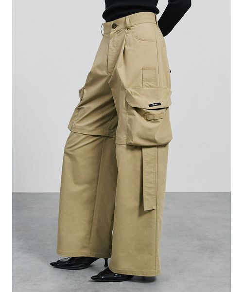 SORIN（ソリン　）の「Tech Cotton 2Way Cargo Pants/テックコットン 2WAYカーゴパンツ（カーゴパンツ・レディース・グレー/ブラック/ベージュ・38）」の18枚目の写真