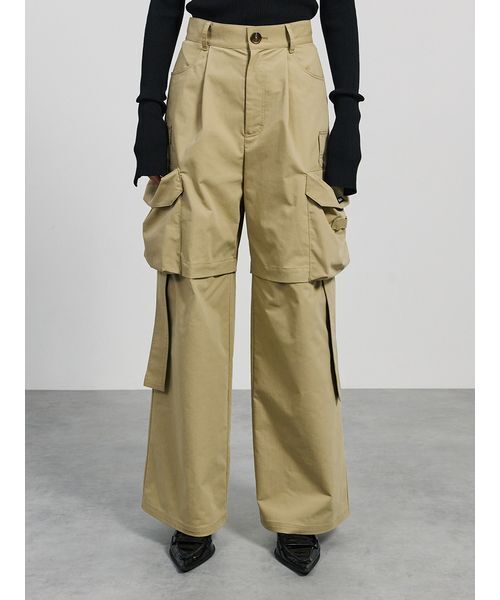 SORIN（ソリン　）の「Tech Cotton 2Way Cargo Pants/テックコットン 2WAYカーゴパンツ（カーゴパンツ・レディース・グレー/ブラック/ベージュ・38）」の19枚目の写真