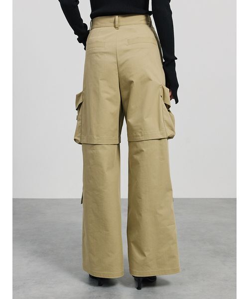 SORIN（ソリン　）の「Tech Cotton 2Way Cargo Pants/テックコットン 2WAYカーゴパンツ（カーゴパンツ・レディース・グレー/ブラック/ベージュ・38）」の22枚目の写真