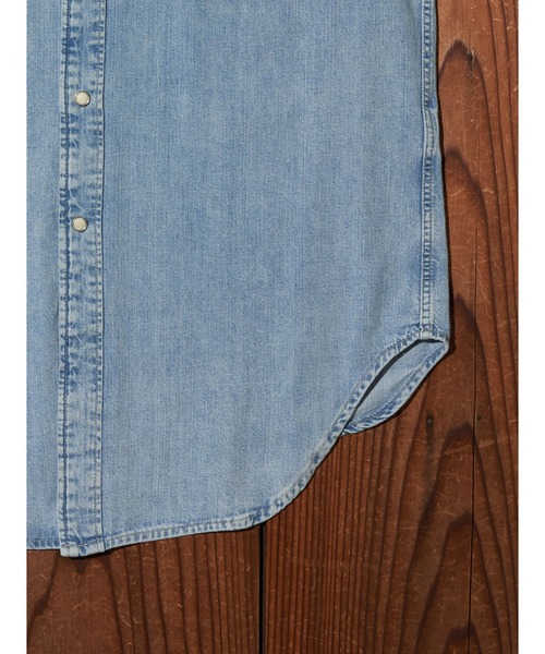 Levi's（リーバイス）の「Levi's/リーバイス LEVI'S(R) VINTAGE CLOTHING ショートホーンウエスタンシャツ（シャツ/ブラウス・メンズ・インディゴブルー・L/M/S/XL）」の7枚目の写真