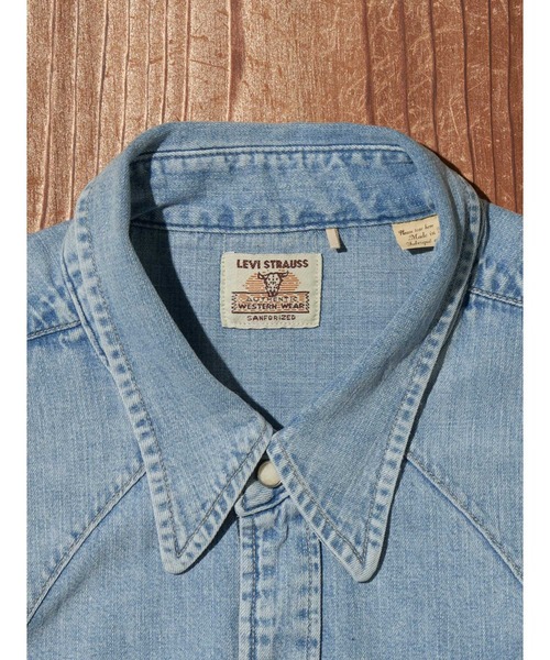 Levi's ショートホーン ウエスタンシャツ 　バレンシア リサイズあり！ Levi's（リーバイス） ショートホーンウエスタンシャツ VINTAGE