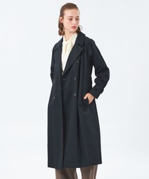 LA5046 マッキントッシュフィロソフィー トレンチコート ブラック 40 LA5046 マッキントッシュフィロソフィー トレンチコート