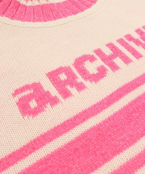 archivio（アルチビオ）の「<LADIES>モールラインボーダーニット（ニット/セーター・レディース・グレー/ピンク/ホワイト・S/M）」の16枚目の写真