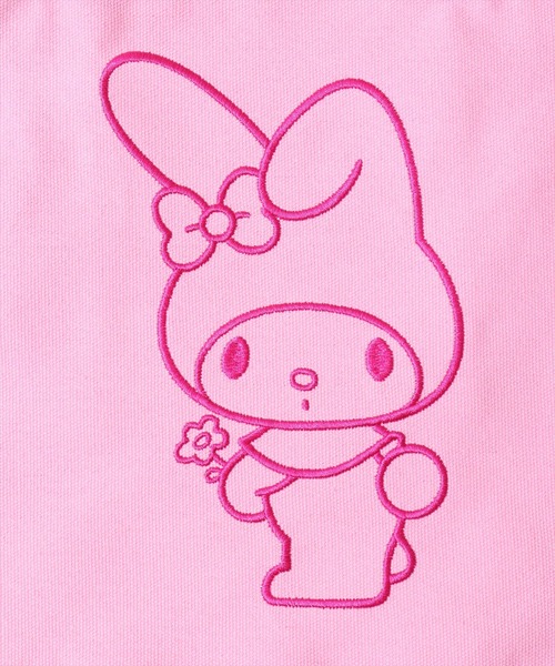 sanrio（サンリオ）の「(ACT)【sanrio】刺繍 キャンバス ミニ トートバッグ（トートバッグ・レディース・ブルーグレー/アイボリー/レッド/ピンク/ラベンダー・ONE SIZE）」の10枚目の写真