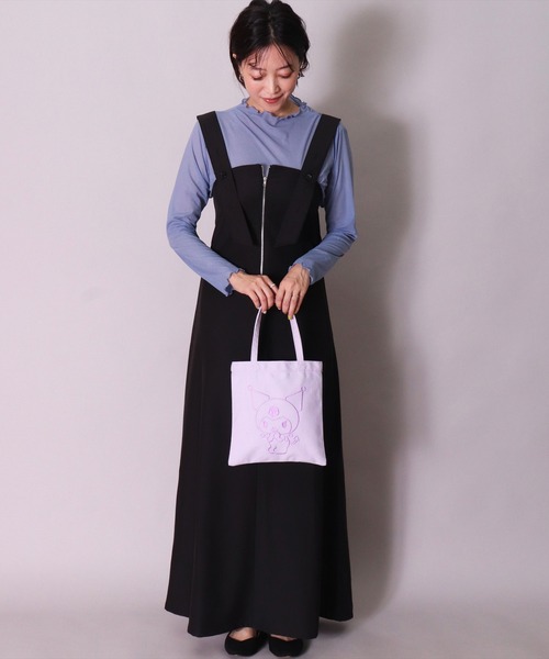 sanrio（サンリオ）の「(ACT)【sanrio】刺繍 キャンバス ミニ トートバッグ（トートバッグ・レディース・ブルーグレー/アイボリー/レッド/ピンク/ラベンダー・ONE SIZE）」の20枚目の写真