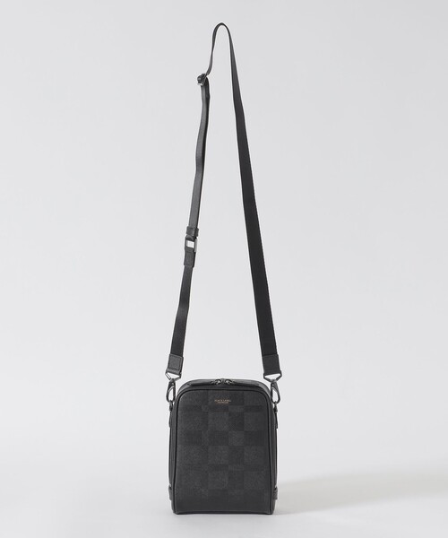 エンボスチェックミニクロスボディバッグ BLUE LABEL / BLACK LABEL CRESTBRIDGE｜エンボスチェックミニクロス