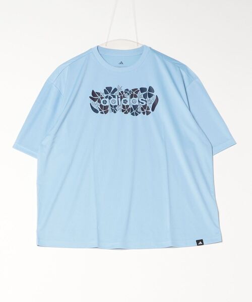 adidas(アディダス)の「アディダス adidas ソフトサイド スリム グラフィックTシャツ(Tシャツ/カットソー・レディース・ネイビー/ホワイト/ライラック・M/L)」の20枚目の写真
