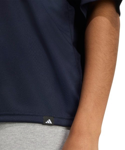 adidas(アディダス)の「アディダス adidas ソフトサイド スリム グラフィックTシャツ(Tシャツ/カットソー・レディース・ネイビー/ホワイト/ライラック・M/L)」の16枚目の写真
