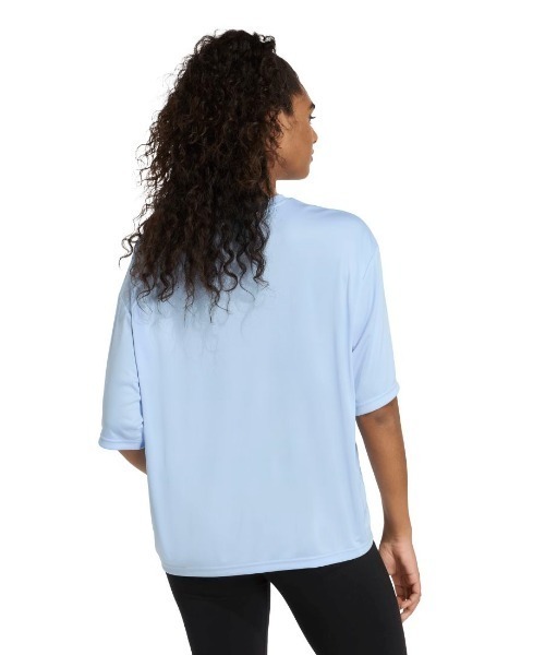 adidas(アディダス)の「アディダス adidas ソフトサイド スリム グラフィックTシャツ(Tシャツ/カットソー・レディース・ネイビー/ホワイト/ライラック・M/L)」の11枚目の写真