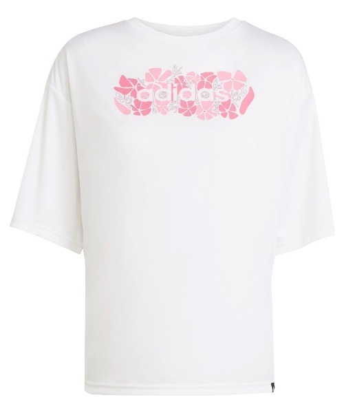 adidas(アディダス)の「アディダス adidas ソフトサイド スリム グラフィックTシャツ(Tシャツ/カットソー・レディース・ネイビー/ホワイト/ライラック・M/L)」の17枚目の写真