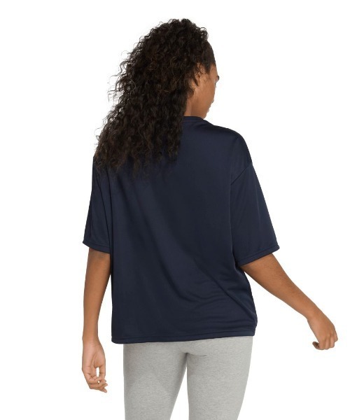 adidas(アディダス)の「アディダス adidas ソフトサイド スリム グラフィックTシャツ(Tシャツ/カットソー・レディース・ネイビー/ホワイト/ライラック・M/L)」の15枚目の写真