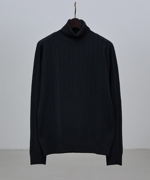 ABAHOUSE GRAY（アバハウスグレイ）の「【カシミヤタッチ】タートルネック ニット / ウォッシャブル（ニット/セーター・メンズ・ホワイト/セージグリーン/ネイビー/チャコールグレー/ブラック・46/48/50）」の16枚目の写真