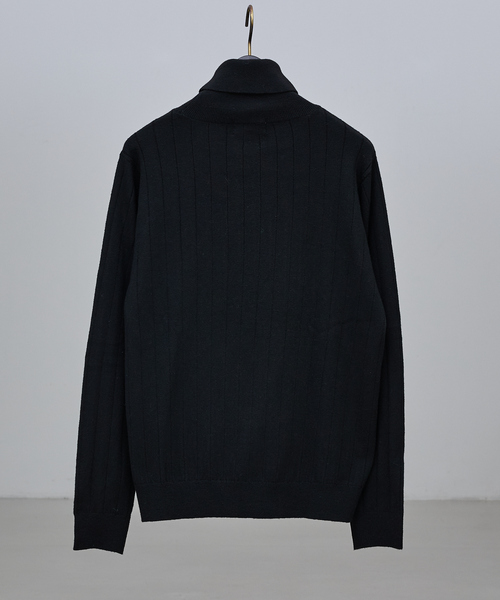 ABAHOUSE GRAY（アバハウスグレイ）の「【カシミヤタッチ】タートルネック ニット / ウォッシャブル（ニット/セーター・メンズ・ホワイト/セージグリーン/ネイビー/チャコールグレー/ブラック・46/48/50）」の17枚目の写真