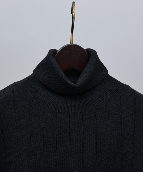 ABAHOUSE GRAY（アバハウスグレイ）の「【カシミヤタッチ】タートルネック ニット / ウォッシャブル（ニット/セーター・メンズ・ホワイト/セージグリーン/ネイビー/チャコールグレー/ブラック・46/48/50）」の18枚目の写真