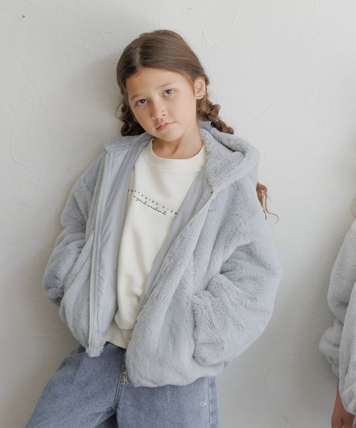 洗える防風ふわもこパーカー/577748（ブルゾン）｜GLOBAL WORK