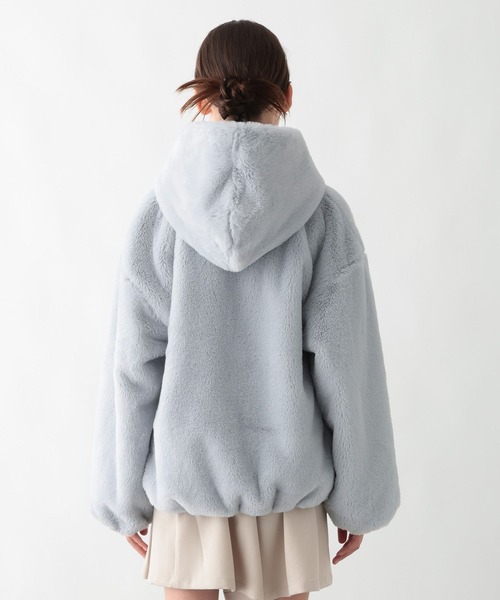 洗える防風ふわもこパーカー/577748（ブルゾン）｜GLOBAL WORK