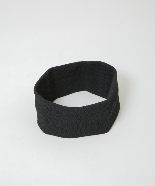 La Maison de Lyllis（メゾンドリリス）の「La Maison de Lyllis/BRI BAND チューブヘアバンド（ヘアバンド・レディース・ブラック/グレー・FREE）」の6枚目の写真