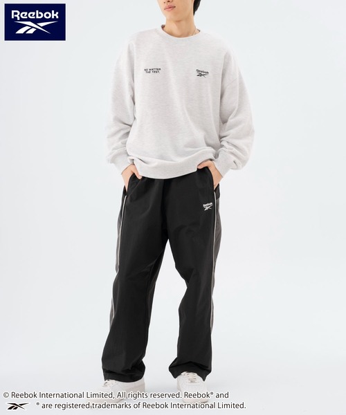Reebok（リーボック）の「Reebok/リーボック ブランド ロゴ ワンポイント 切替 パイピング 裏メッシュ ナイロン トラックパンツ ロングパンツ（その他パンツ・メンズ・グリーン/ブラック/ダークブラウン/ネイビー・L/M/LL）」の22枚目の写真