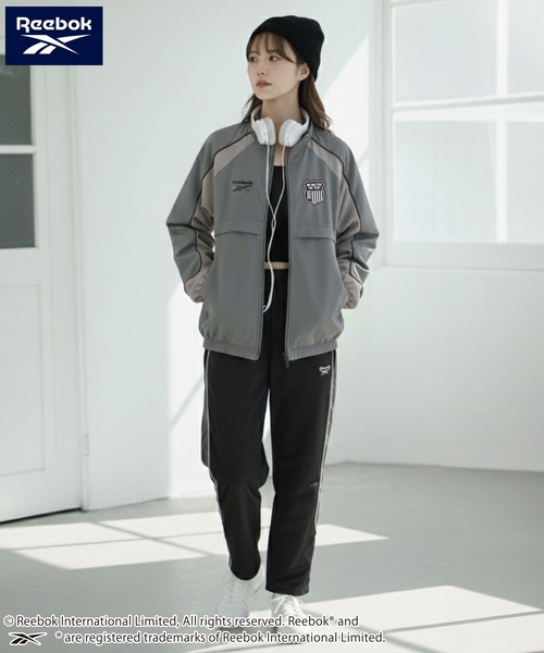 Reebok（リーボック）の「Reebok/リーボック ブランド ロゴ ワンポイント 切替 パイピング 裏メッシュ ナイロン トラックパンツ ロングパンツ（その他パンツ・メンズ・グリーン/ブラック/ダークブラウン/ネイビー・L/M/LL）」の6枚目の写真