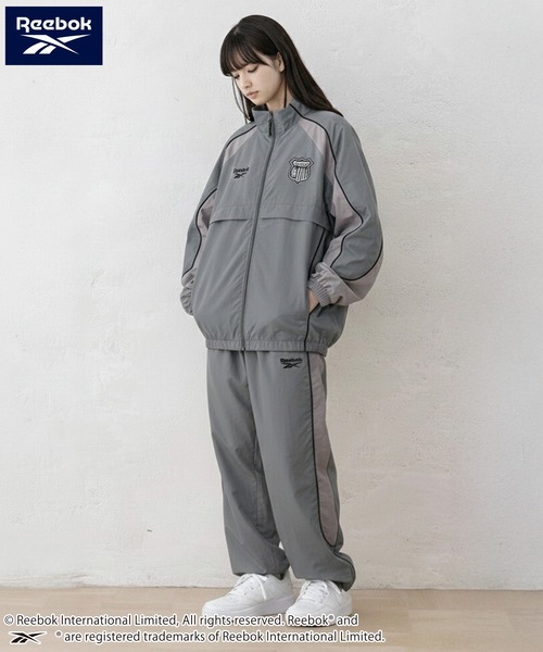 Reebok（リーボック）の「Reebok/リーボック ブランド ロゴ ワンポイント 切替 パイピング 裏メッシュ ナイロン トラックパンツ ロングパンツ（その他パンツ・メンズ・グリーン/ブラック/ダークブラウン/ネイビー・L/M/LL）」の13枚目の写真