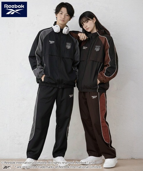 Reebok（リーボック）の「Reebok/リーボック ブランド ロゴ ワンポイント 切替 パイピング 裏メッシュ ナイロン トラックパンツ ロングパンツ（その他パンツ・メンズ・グリーン/ブラック/ダークブラウン/ネイビー・L/M/LL）」の17枚目の写真