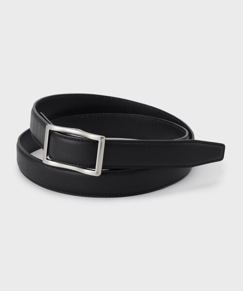 TAKEO KIKUCHI（タケオキクチ）の「フリコ ナローベルト（ベルト・メンズ・ダークブラウン/ブラック・00）」の3枚目の写真