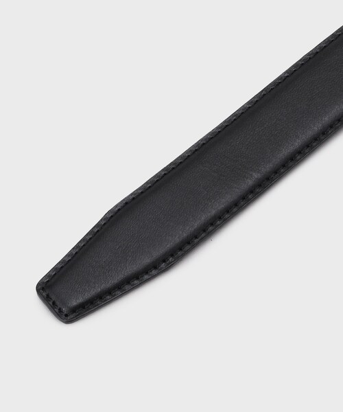 TAKEO KIKUCHI（タケオキクチ）の「フリコ ナローベルト（ベルト・メンズ・ダークブラウン/ブラック・00）」の4枚目の写真