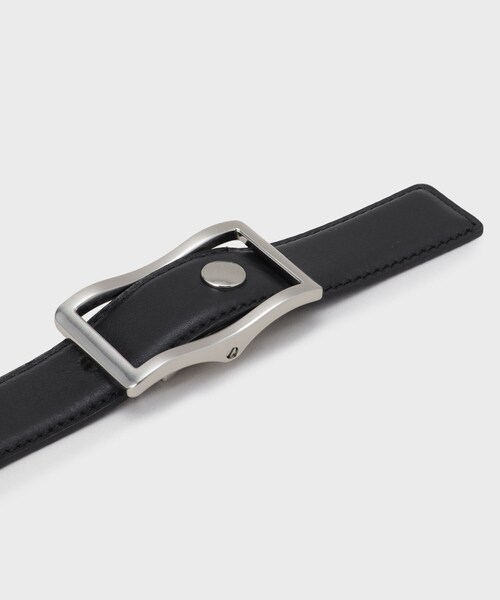 TAKEO KIKUCHI（タケオキクチ）の「フリコ ナローベルト（ベルト・メンズ・ダークブラウン/ブラック・00）」の5枚目の写真