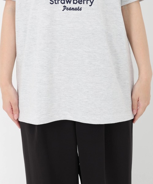 STRAWBERRY-FIELDS（ストロベリーフィールズ）の「PEANUTコラボTシャツ（Tシャツ/カットソー・レディース・オフホワイト/トップグレー・2）」の12枚目の写真