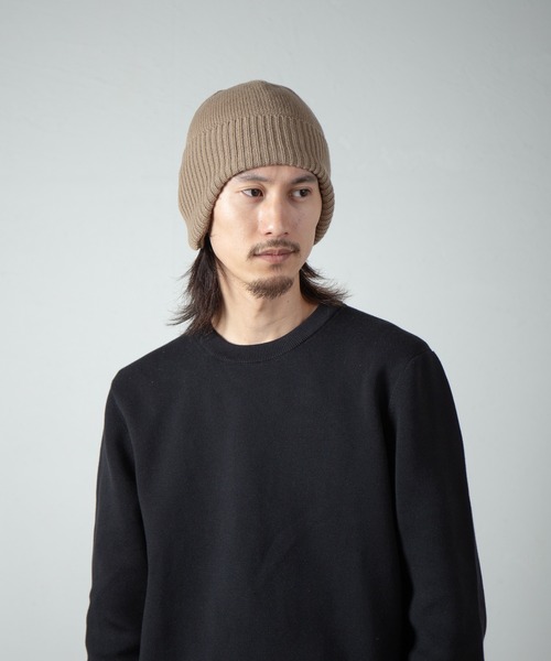 RACAL（ラカル）の「Ear Muff Short Knit Watch / 耳当て付きショートニットワッチ（ニットキャップ/ビーニー・メンズ・ベージュ/ネイビー/グレー/ブラック・FREE）」の4枚目の写真