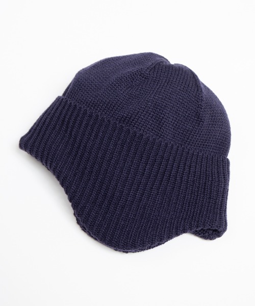 RACAL（ラカル）の「Ear Muff Short Knit Watch / 耳当て付きショートニットワッチ（ニットキャップ/ビーニー・メンズ・ベージュ/ネイビー/グレー/ブラック・FREE）」の9枚目の写真