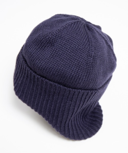 RACAL（ラカル）の「Ear Muff Short Knit Watch / 耳当て付きショートニットワッチ（ニットキャップ/ビーニー・メンズ・ベージュ/ネイビー/グレー/ブラック・FREE）」の16枚目の写真