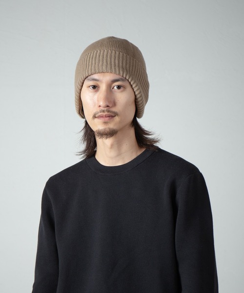 RACAL（ラカル）の「Ear Muff Short Knit Watch / 耳当て付きショートニットワッチ（ニットキャップ/ビーニー・メンズ・ベージュ/ネイビー/グレー/ブラック・FREE）」の18枚目の写真