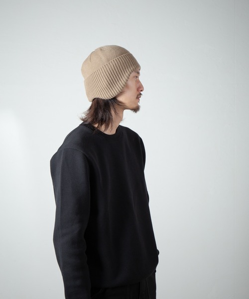 RACAL（ラカル）の「Ear Muff Short Knit Watch / 耳当て付きショートニットワッチ（ニットキャップ/ビーニー・メンズ・ベージュ/ネイビー/グレー/ブラック・FREE）」の19枚目の写真