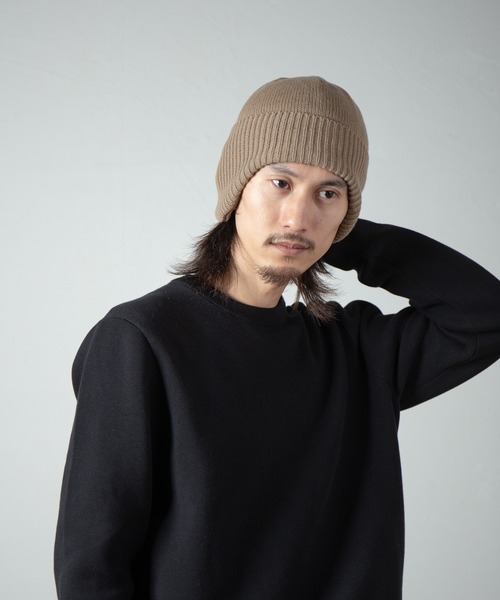 RACAL（ラカル）の「Ear Muff Short Knit Watch / 耳当て付きショートニットワッチ（ニットキャップ/ビーニー・メンズ・ベージュ/ネイビー/グレー/ブラック・FREE）」の20枚目の写真