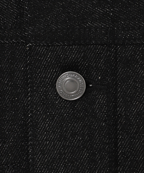 B.C STOCK（ベーセーストック）の「《追加2》12.5oz TYPE2 リジットデニムジャケット（ブルゾン・メンズ・ブラック/ネイビー・MEDIUM/LARGE）」の19枚目の写真