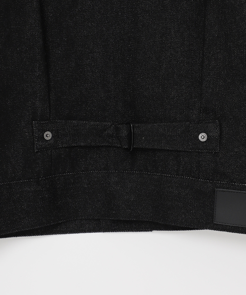 B.C STOCK（ベーセーストック）の「《追加2》12.5oz TYPE2 リジットデニムジャケット（ブルゾン・メンズ・ブラック/ネイビー・MEDIUM/LARGE）」の21枚目の写真