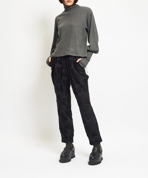 gomme(ゴム)の「4リーフクローバーJQ トラックパンツ(その他パンツ・レディース・ブラック/グレー・MEDIUM)」の3枚目の写真